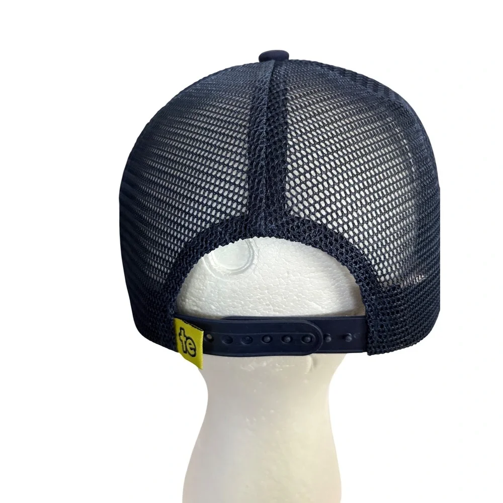 Tipsy‎ Elves PEEPS Brand Trucker Hat Navy White Mesh Snapback Cap